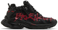 Balenciaga Runners (Graffiti - Black Red)