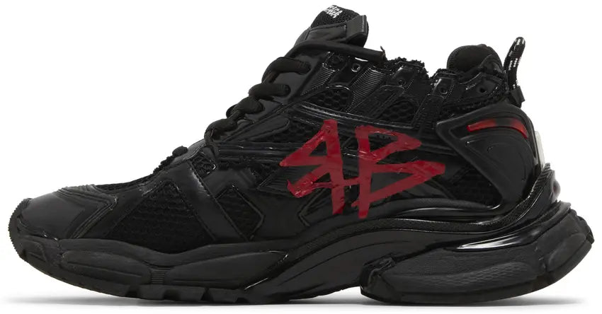 Balenciaga Runners (Graffiti - Black Red)
