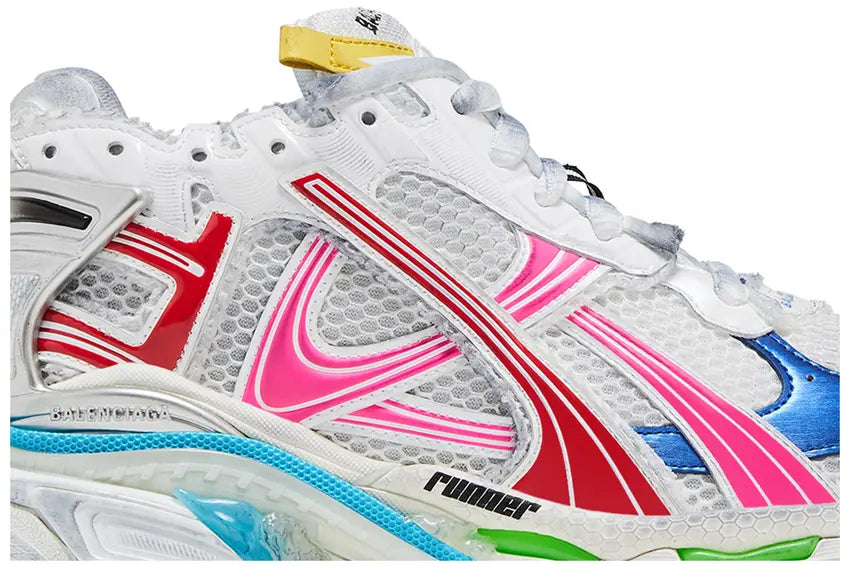 Balenciaga Runners (White Multi-Color)