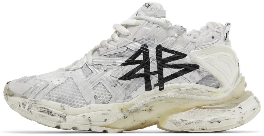 Balenciaga Runners (Graffiti - White Black)