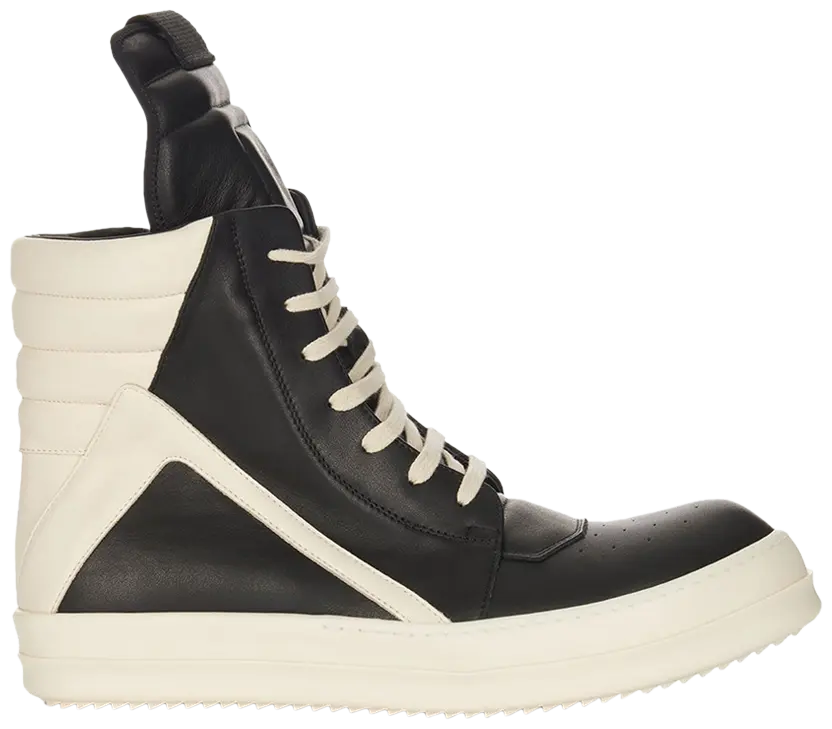 Rick Owens Hollywood Geobasket High 'Black Milk'